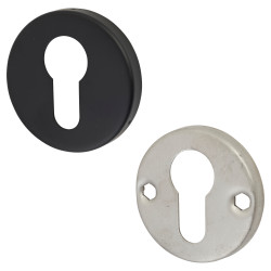 Altro Escutcheon - 52mm Diameter - Euro - Matt Black