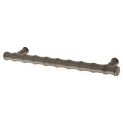 Alexander & Wilks Crispin Bamboo 15mm T-Bar Cabinet Pull Handle - 160mm Centres - PVD Dark Bronze