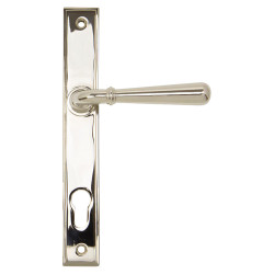 From The Anvil Newbury uPVC Slimline Multipoint Door Handle - 92mm c/c - Polished Nickel