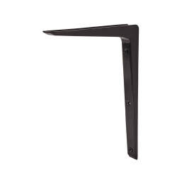 Touchpoint Aluminium Shelf Bracket - 200 x 300mm - Black