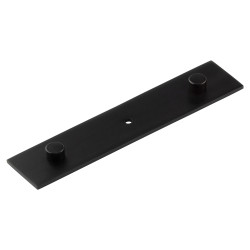 Frelan Hoxton Fanshaw Cabinet Knob Backplate Only - 140 x 30mm - Matt Black