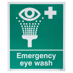 Altro Emergency Eye Wash Sign - 200 x 300mm - Rigid Plastic