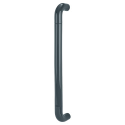 Hoppe AR602/600 Nylon D-Bar Door Pull Handle - Bolt Fix - 600mm c/c - Anthracite Grey