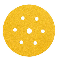 Mirka Gold Sanding Disc 7 Hole - 150mm Diameter - Grit 60 - Pack of 50