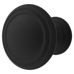 Altro Hythe Round Cabinet Knob - 37mm Diameter - Matt Black