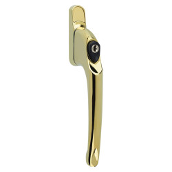 ERA uPVC Maxim Inline Espagnolette Locking Multipoint Multi-Spindle Window Handle - Dual - Pol Gold