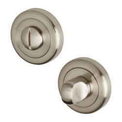 Altro Bathroom Turn & Release - 50mm Diameter - Satin Nickel
