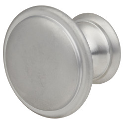 Touchpoint Rim Round Cabinet Knob - 30mm Diameter - Matt Chrome