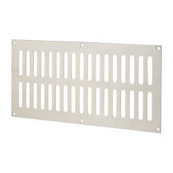 Altro Plain Slotted Vent - 305 x 152mm - 11590mm² Free Air Flow - Polished Stainless Steel