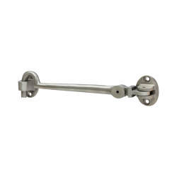 Hampstead Heavy Duty Cabin Hook & Eye - 150mm Length - Satin Nickel