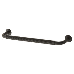 Altro Crewe 10mm Reeded D-Bar Cabinet Pull Handle - 160mm Centres - Matt Black