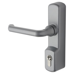 Exidor 325EC Outside Access Device - Lever - Silver