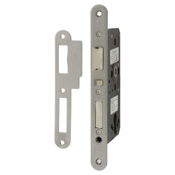 Arrone AR915 DIN Escape Sashlock - 88mm Case - 60mm Backset - Radius - Satin Stainless Steel
