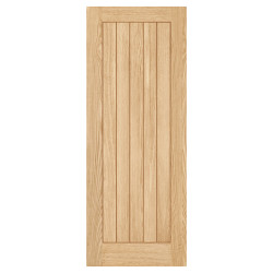 LPD Belize 5 Panel Pre-Finished Solid Internal Door - 1981 x 610 x 35mm - Oak