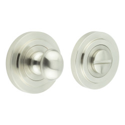 Burlington by Frelan Inner 1 Turn & Release with Stepped Rose - 47mm Diameter - Satin Nickel