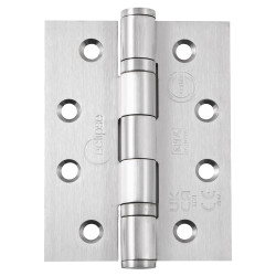 Eclipse Ball Bearing Grade 14 Butt Fire Door Hinge - 102 x 76 x 3mm - Satin Stainless - Pair