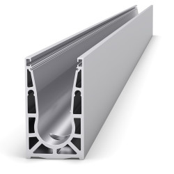 Bohle VetroMount Top Mount Balustrade Channel - 2500mm Length - Aluminium
