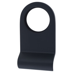 Heritage Brass by M Marcus Rim Cylinder Pull - 84 x 45mm - Matt Black
