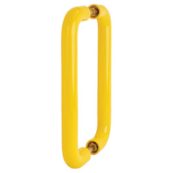Hoppe AR602/300 Nylon D-Bar Door Pull Handle - Back to Back - 300mm c/c - Golden Yellow