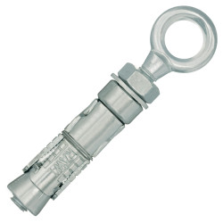 Rawlplug Rawlbolt Shield Anchor Eye Bolt - M6 x 73mm - M6E - Pack of 25