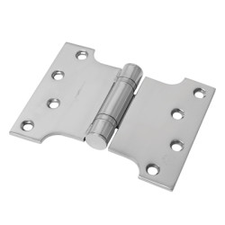 Enduro Max Parliament Hinge - 102 x 75 x 127 x 3.5mm - Polished Stainless Steel - Pair