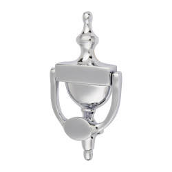 Heritage Brass by M Marcus Urn Door Knocker - 195 x 100mm - Polished Chrome