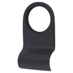 Cylinder Pull - 80 x 40mm - Matt Black