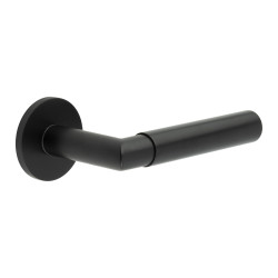 CRES by Frelan Black Fixed Dead Door Handles on Round Rose - CR-102 Range