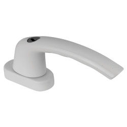 Hoppe uPVC/Timber Tilt & Turn Espagnolette Locking Multipoint Window Handle - Dual - White