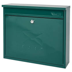 Burg Wachter Elegance Mailbox - 362 x 310 112mm - Green