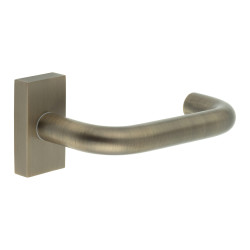 CRES by Frelan CR-106 uPVC Multipoint Door Handle on Rectangular Rose - Antique Brass