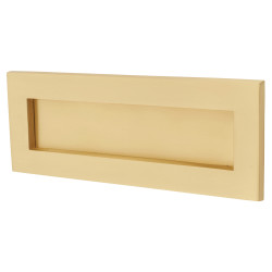 Heritage Brass by M Marcus Letter Plate - 254 x 101mm - Satin Brass