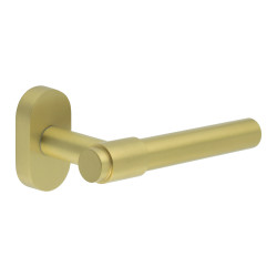 CRES by Frelan CR-103 uPVC Multipoint Door Handle on Oval Rose - Satin Brass