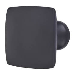 Hampstead Rayon Square Cabinet Knob - 35 x 35mm - Matt Black