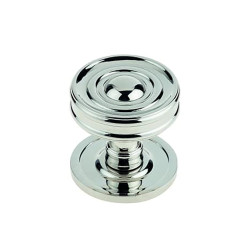 Burlington by Frelan Bloomsbury Round Cabinet Knob - 40mm Diameter - Polished Nickel