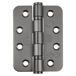 Eclipse Radius Ball Bearing Grade 13 Butt Fire Door Hinge - 102 x 76 x 3mm - Antique Bronze - Pair