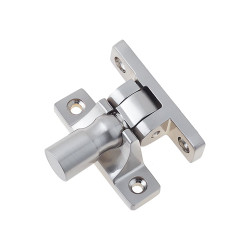Burlington by Frelan Brighton Sash Window Fastener - Pattern 1 - 55 x 15mm - Satin Nickel