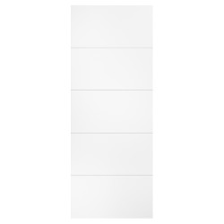 LPD Santandor 5 Panel Primed Semi-Solid Internal Door - 2040 x 726 x 40mm - White