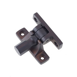 Burlington by Frelan Brighton Sash Window Fastener - Pattern 2 - 55 x 15mm - Dark Bronze