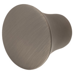 Crofts & Assinder Malvern Round Cabinet Knob - 35mm Diameter - Brushed Iron