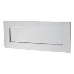 Letter Plate - 254 x 102mm - Polished Chrome