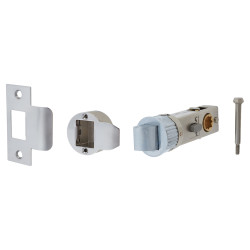 Altro Quick Latch Privacy Tubular Latch - 71mm Case - 57mm Backset - Polished Chrome