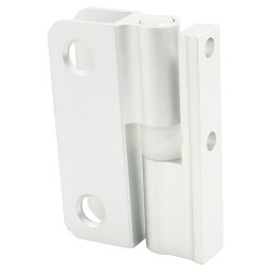 Pro Self Closing Toilet Cubicle Hinge - 12-13mm Panels - Satin Anodised Aluminium
