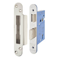 Altro BS3621 5 Lever Sashlock - 78mm Case - 57mm Backset - Radius - Polished Stainless Steel