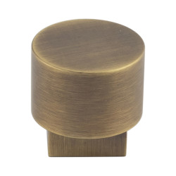 Burlington by Frelan Westminster Round Cabinet Knob - 30mm Diameter - Antique Brass