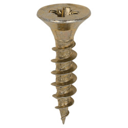 TIMCO Classic Pozi Countersunk Wood Screws - 4.5 x 20mm - Yellow Zinc - Pack of 200