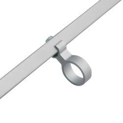 Round Bar Centre Ring Duplex Opener - 45mm Length - Silver/Grey