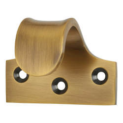 Heritage Brass by M Marcus Heavy Duty Sash Window Finger Lift - 55 x 40mm - Antique Brass