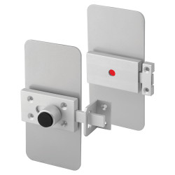 Repair / Replace Cubicle Indicator Bolt - 12-21mm Panels - Vertical - Satin Anodised Aluminium