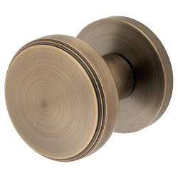 Jedo by Frelan Antique Brass Classic Mortice Door Knob - 60mm Rose Diameter